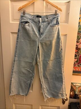 Banana Republic Light Blue Wide Leg Crop Jeans